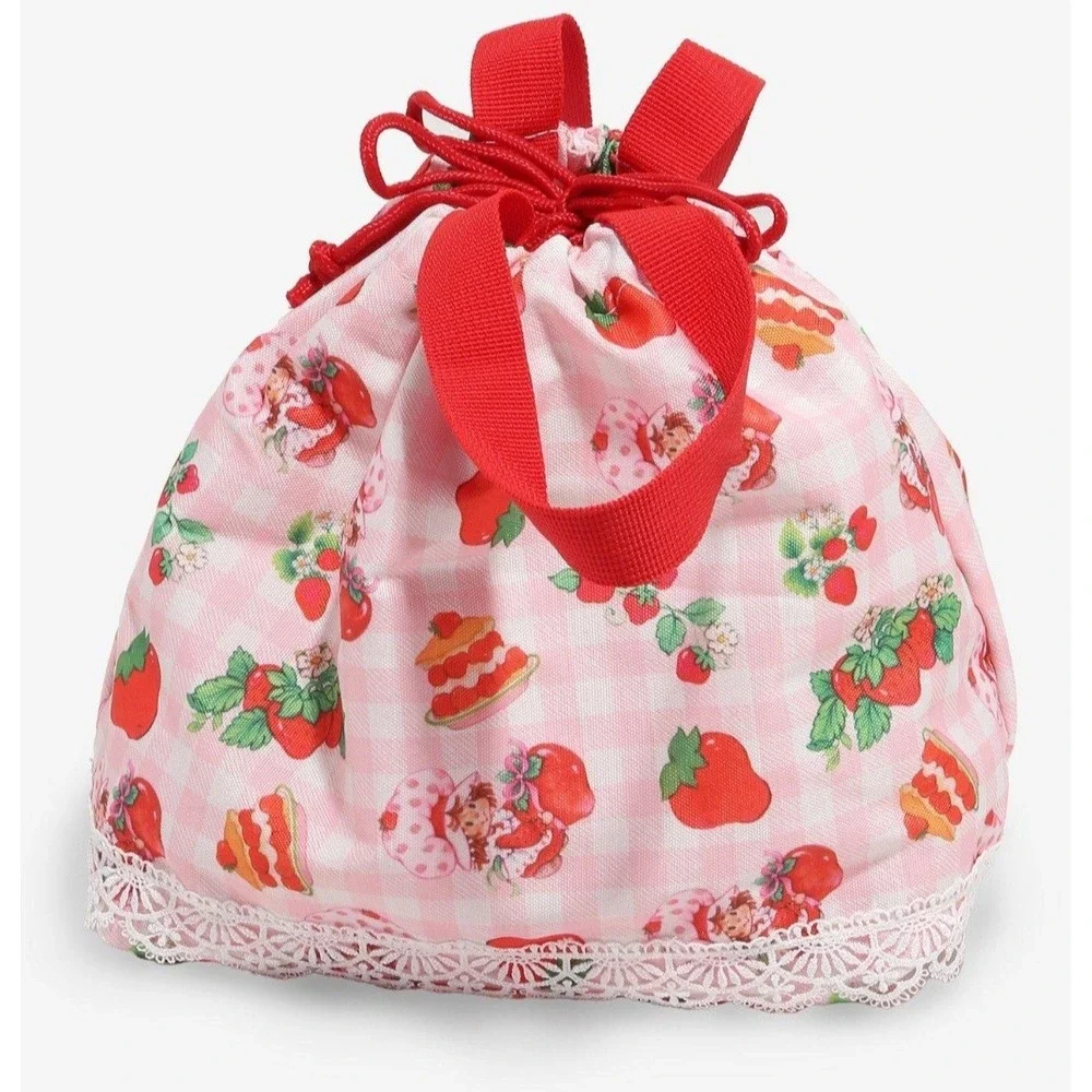NEW! STRAWBERRY SHORTCAKE Ruffle Lunch Bag &‎ Bento Box SET